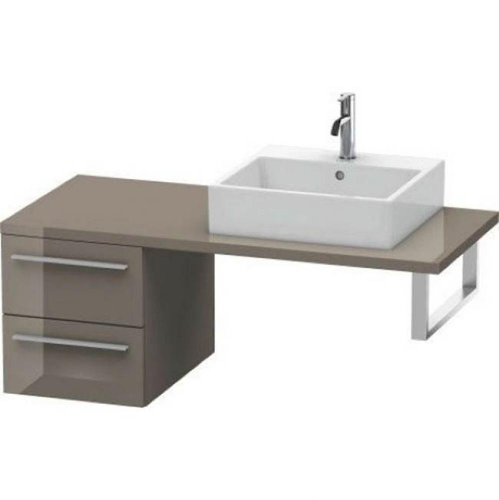 Duravit X-Large Vanity Unit for Console  Flannel Gray High Gloss