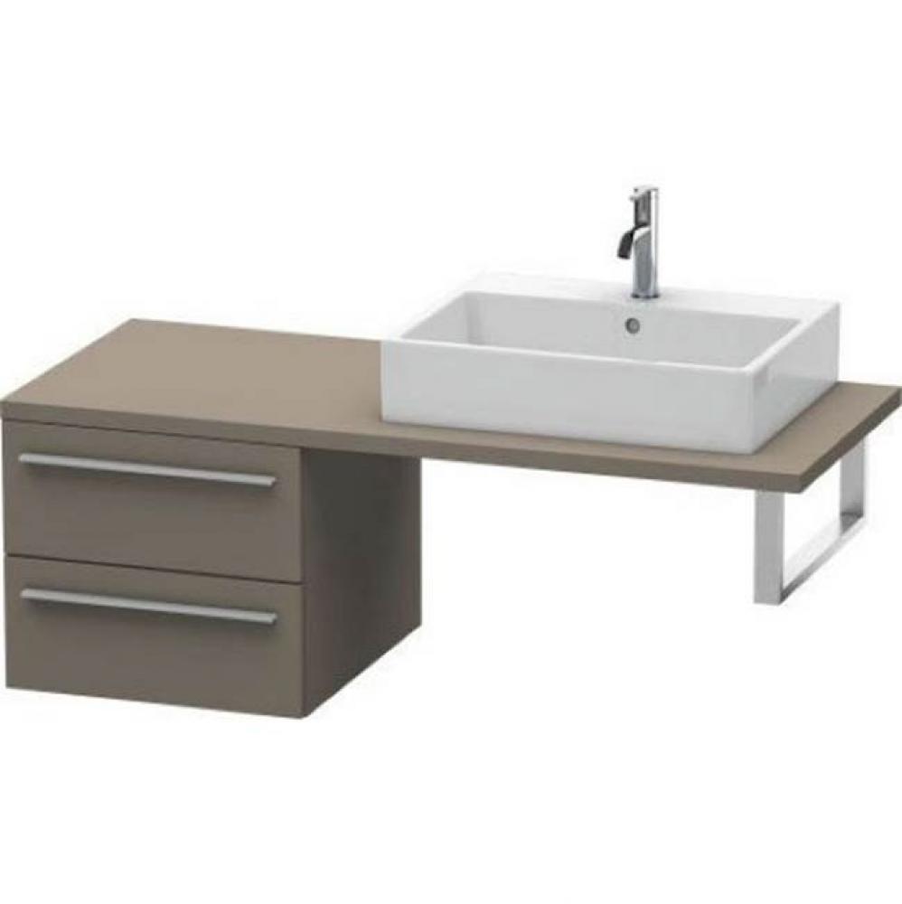 Duravit X-Large Vanity Unit for Console  Flannel Gray Satin Matte