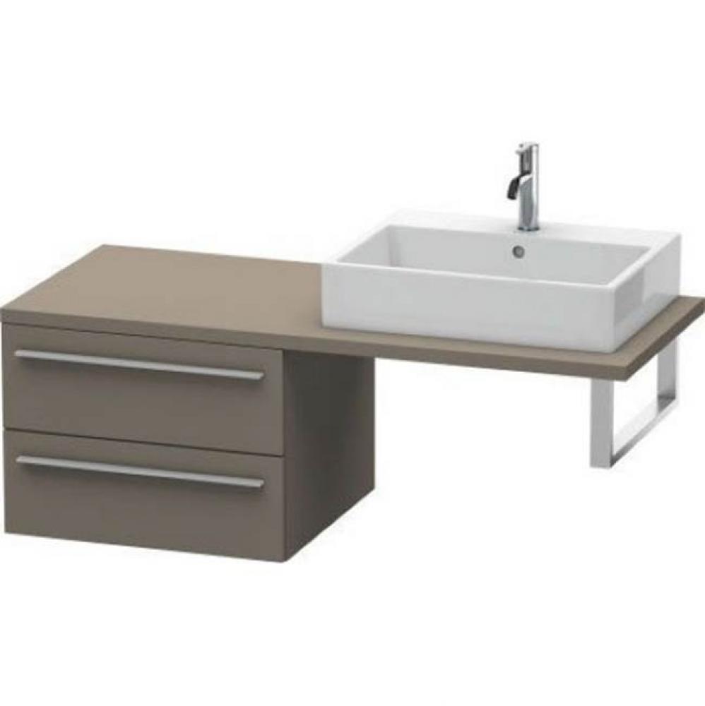 Duravit X-Large Vanity Unit for Console  Flannel Gray Satin Matte