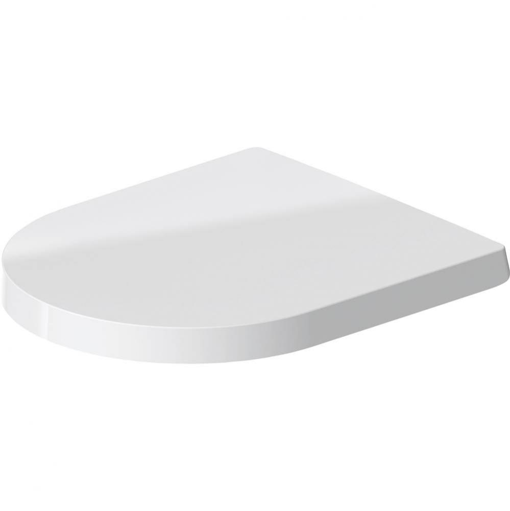 Duravit ME by Starck Round Slow Close Toilet Seat in White