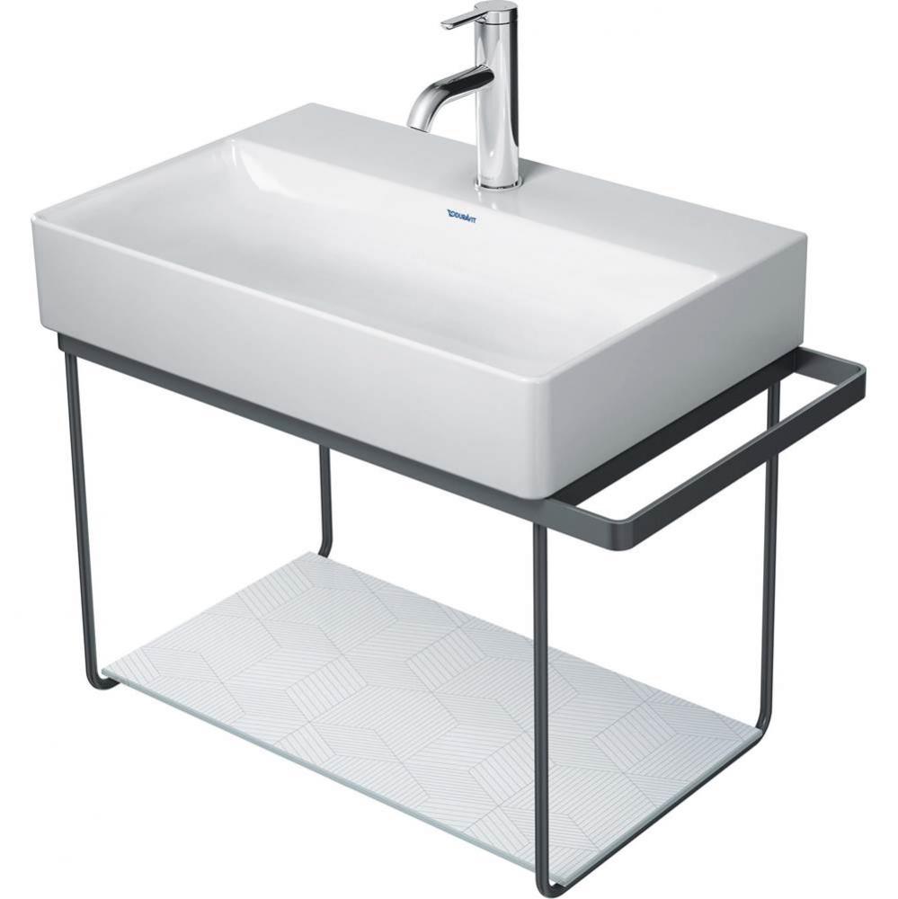 Duravit DuraSquare 26 1/8'' x 15'' Console in Matte Black