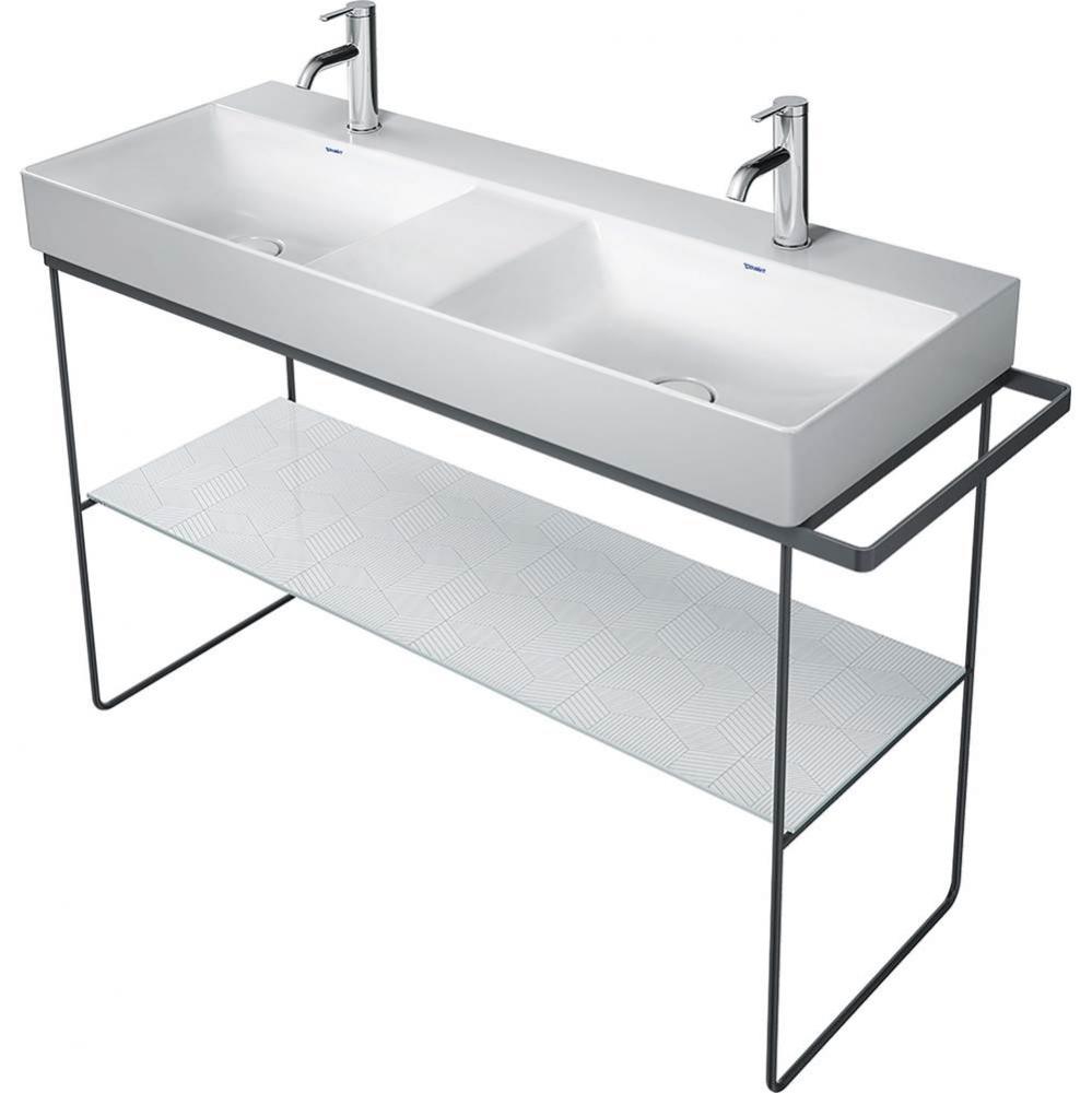 Duravit DuraSquare 49 3/4'' x 17 3/4'' Console in Matte Black