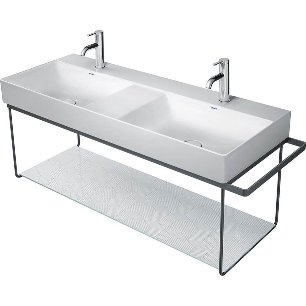 Duravit DuraSquare 49 3/4'' x 17 3/4'' Console in Matte Black