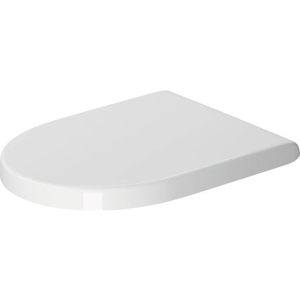 Duravit Starck 3 Elongated Slow Close Toilet Seat in White
