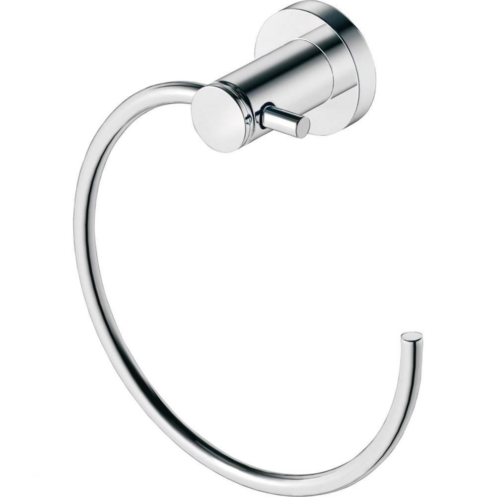 Duravit D-Code Towel Ring in Chrome