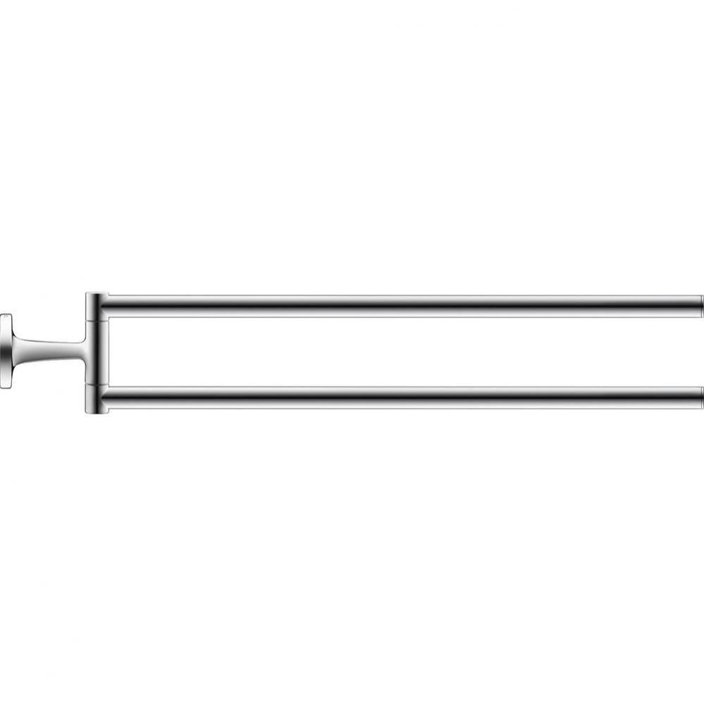 Duravit Starck T 18 1/4'' Double Towel Bar in Chrome
