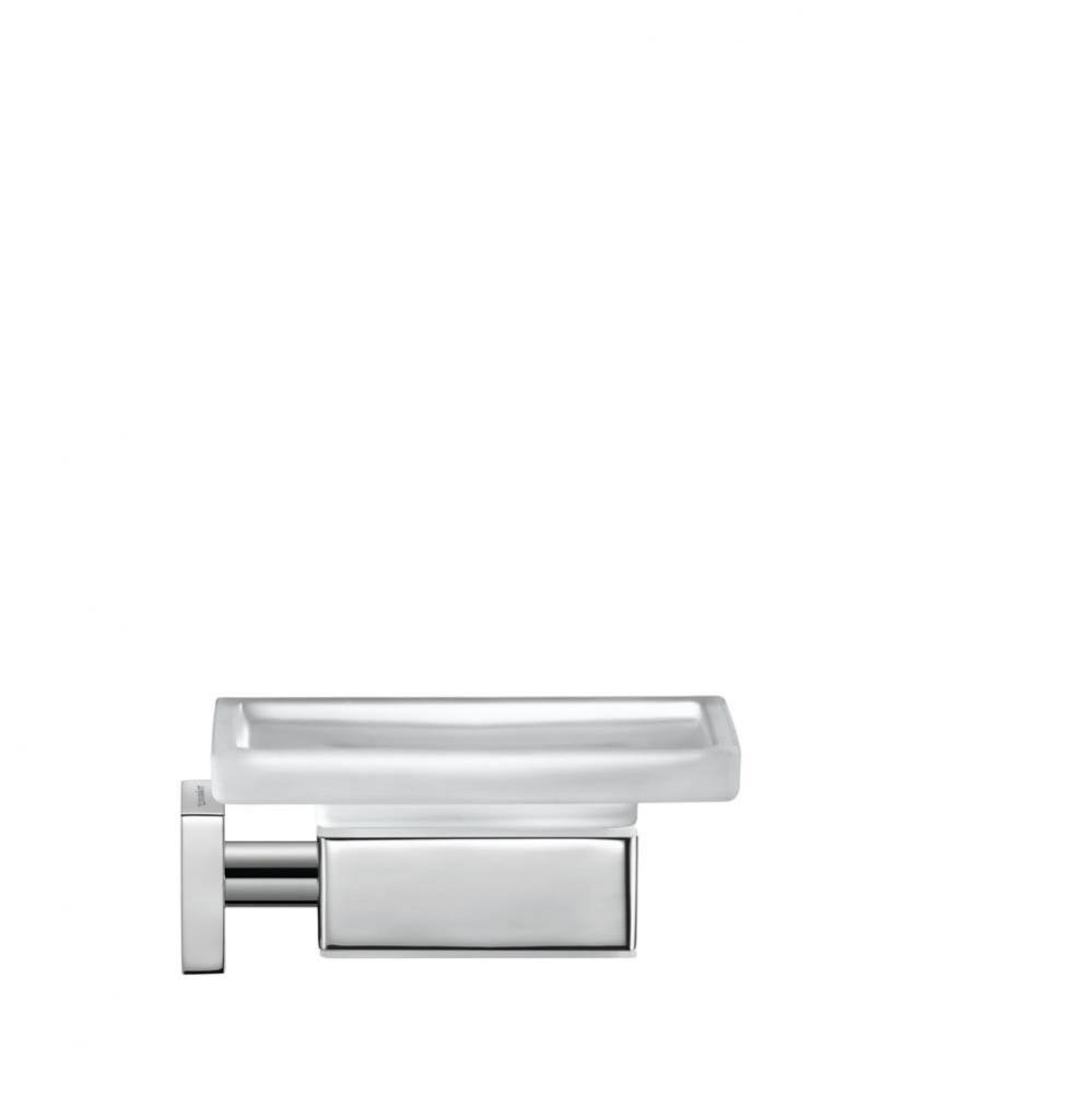 Duravit Karree Wall Mount Soap Dish in Chrome