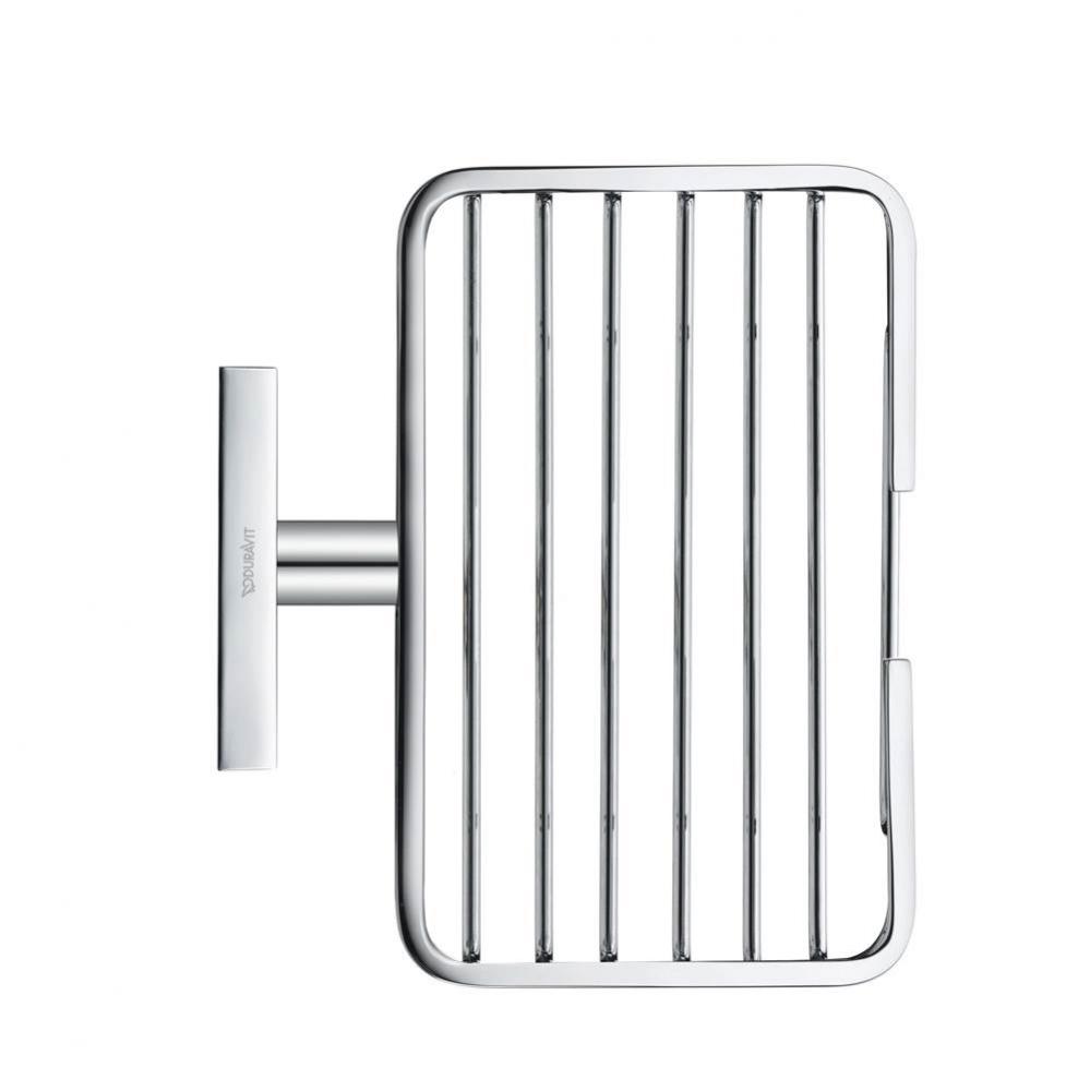 Duravit Karree Wall Mount Soap Dish in Chrome