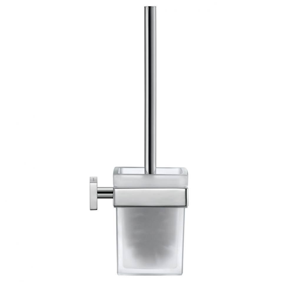 Duravit Karree Wall Mount Toilet Brush in Chrome