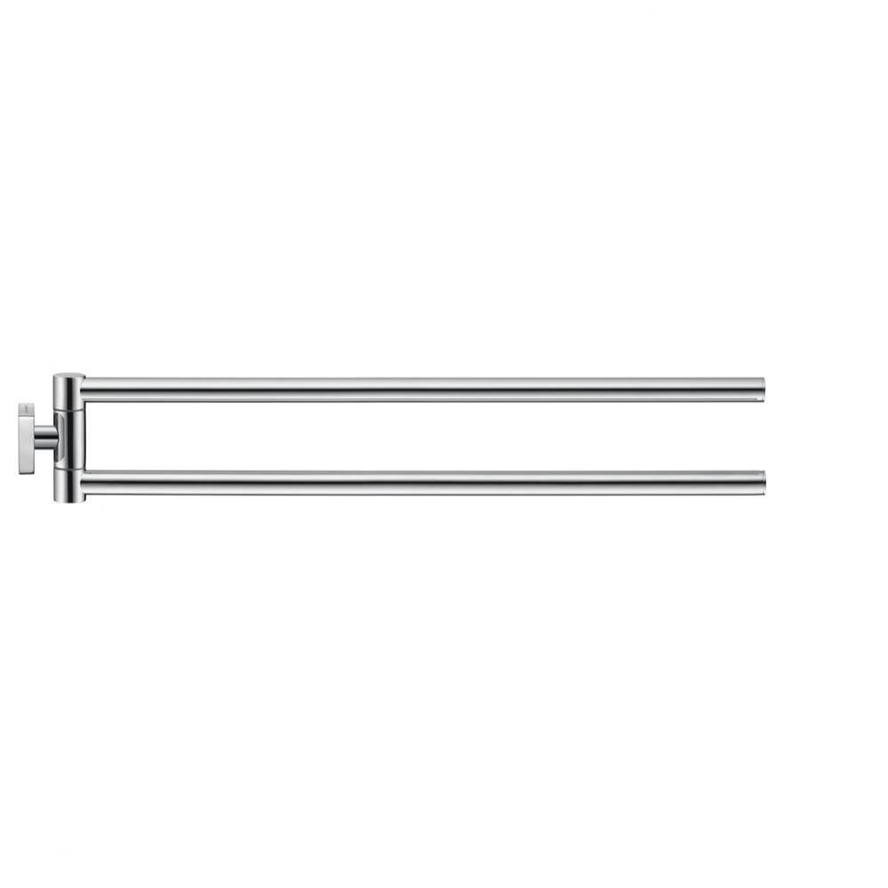 Duravit Karree 17 3/4'' Double Towel Bar in Chrome