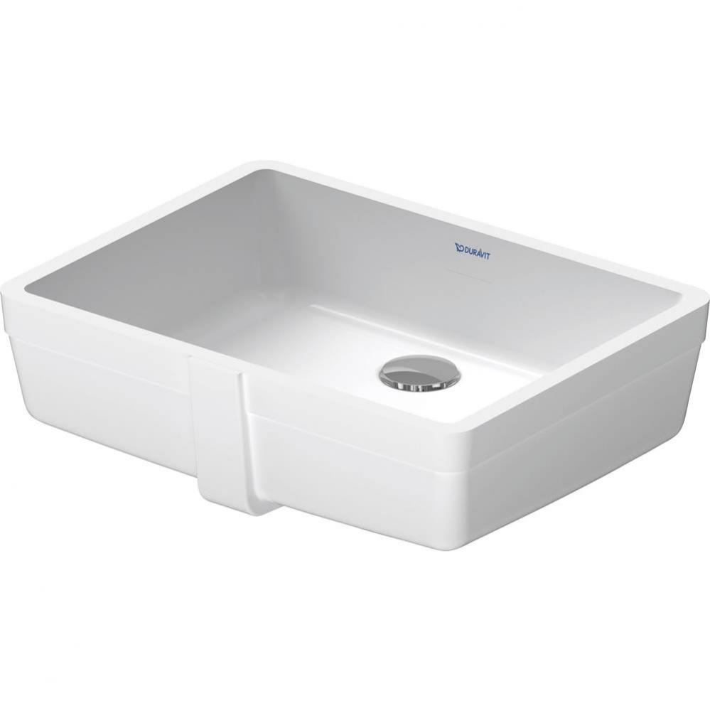 Duravit Vero 18 1/4'' Rectangular Undermount Sink in White with Overflow