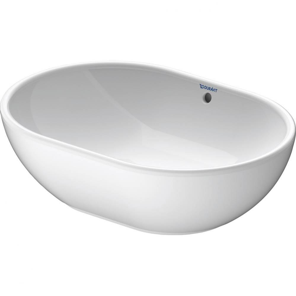 Duravit Design Classics 19 1/2'' Oval Vessel Sink in White with Overflow