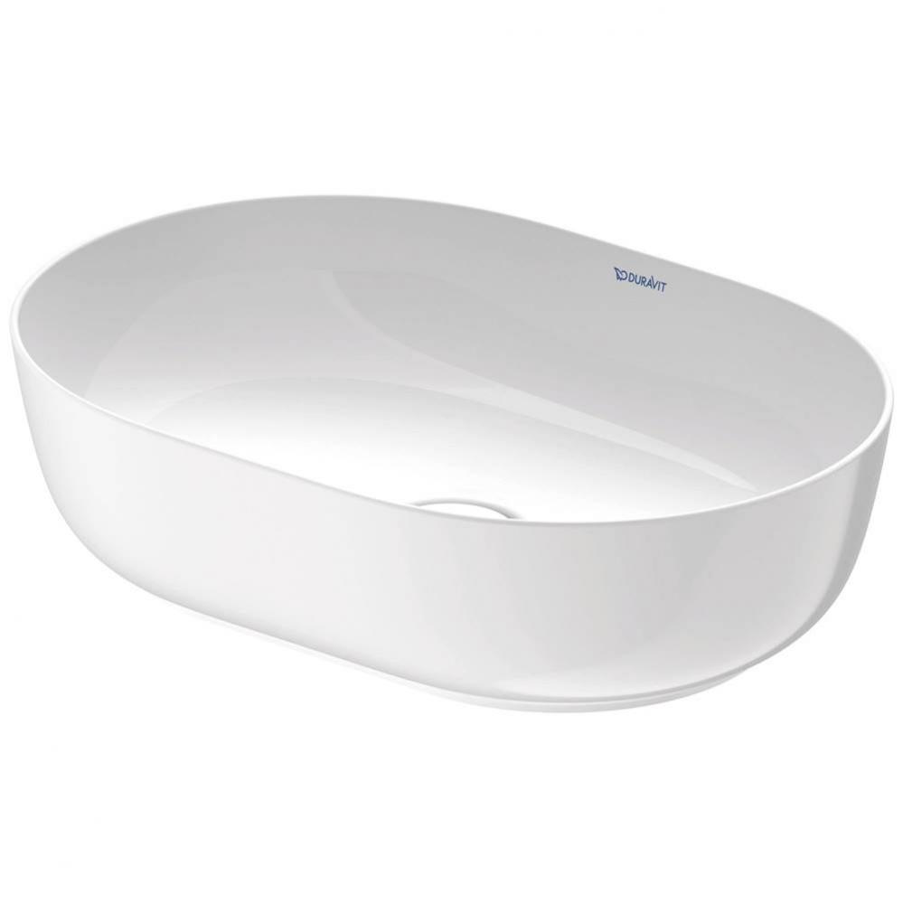 Duravit Luv 19 1/4'' Oval Vessel Sink in White