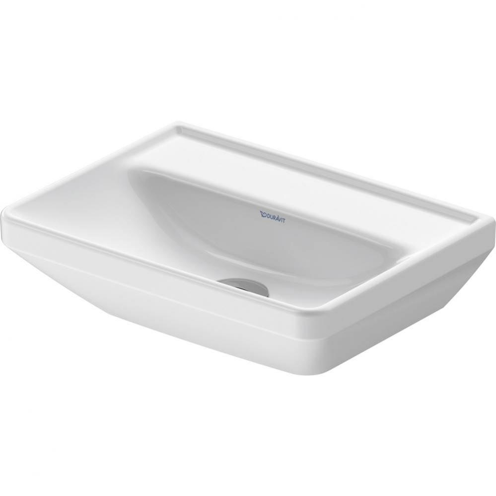Duravit D-Neo 17 3/4'' Rectangular Wall Mounted Sink in White