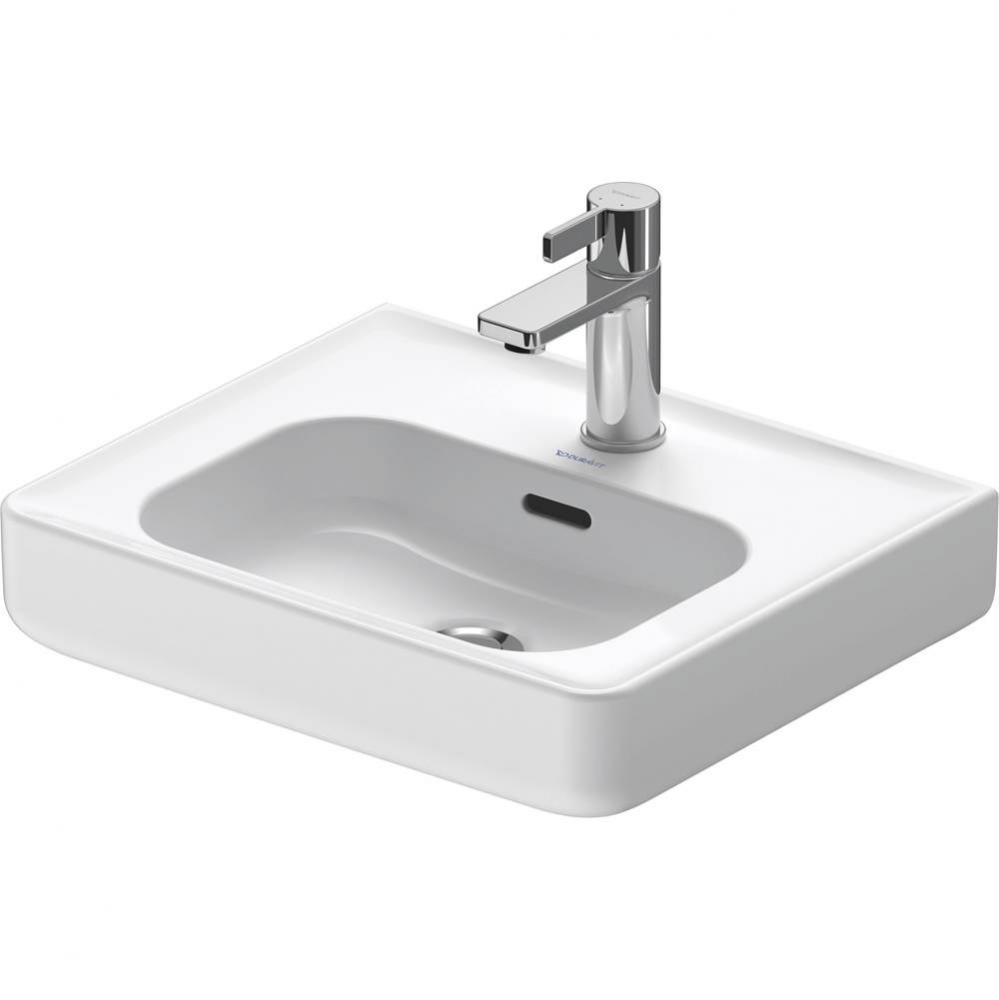 Duravit Soleil by Starck 17 3/4'' Rectangular Wall Mounted Sink in White with Single Fau