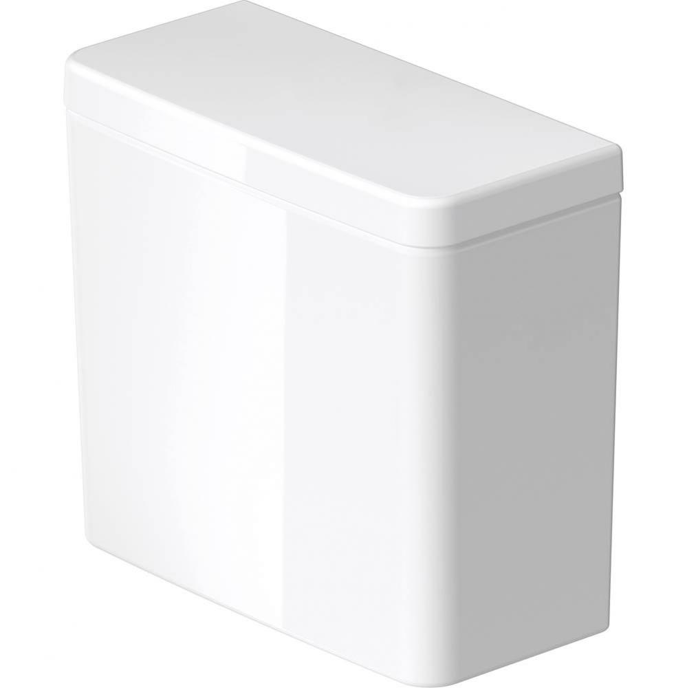 Duravit D-Neo 1.28 GPF Single Flush Toilet Tank in White with Left Lever Flush