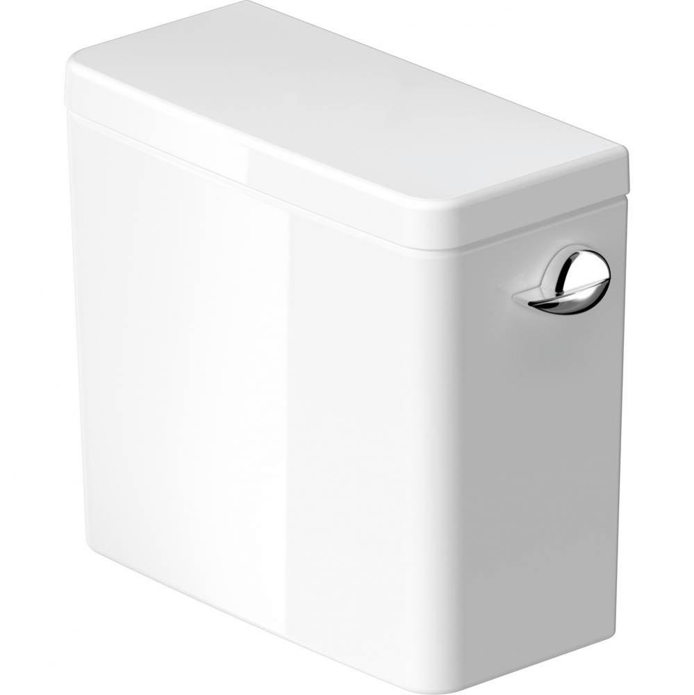 Duravit D-Neo 1.28 GPF Single Flush Toilet Tank in White with Right Lever Flush