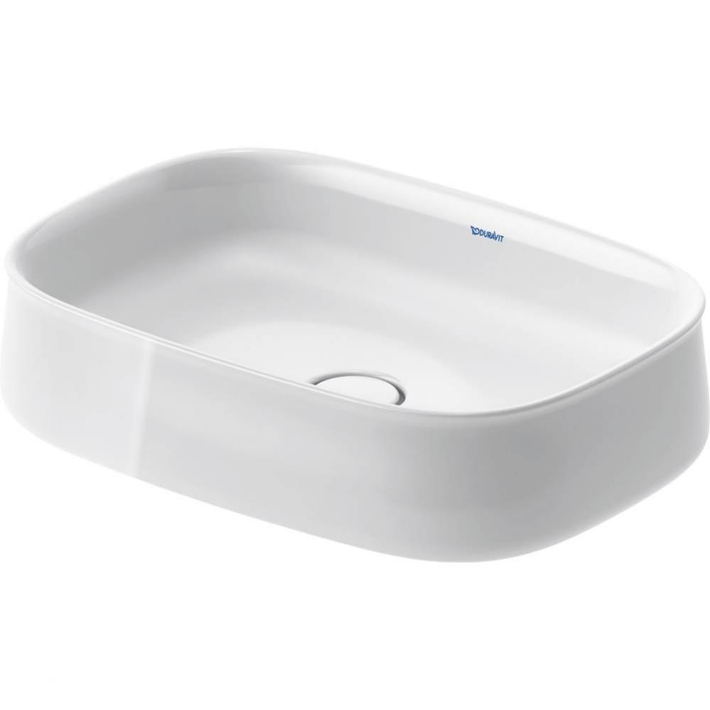 Duravit Zencha 21 5/8'' Rectangular Vessel Sink in White