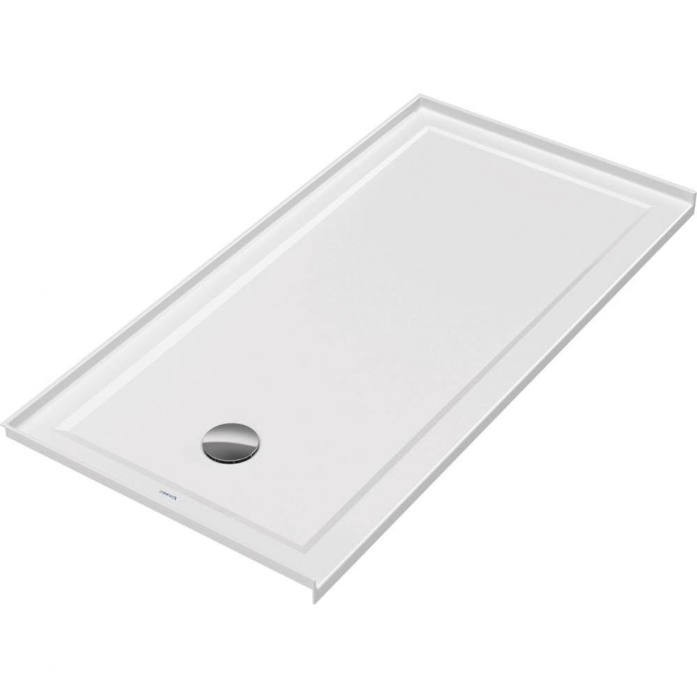 Duravit Architec 60'' x 30'' Rectangular Acrylic Single Threshold Shower Base