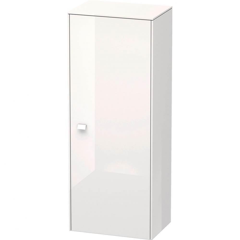 Brioso Semi-Tall Cabinet White