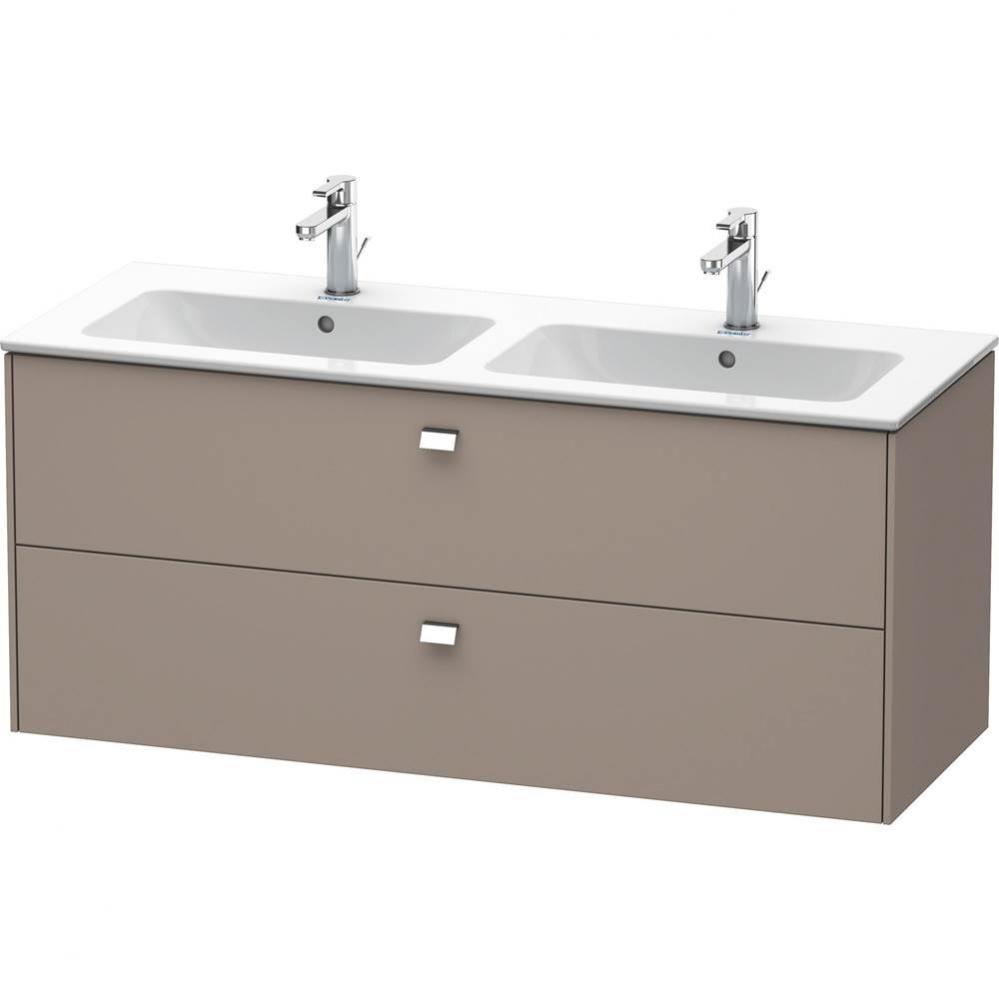 Duravit Brioso Two Drawer Wall-Mount Vanity Unit Basalt