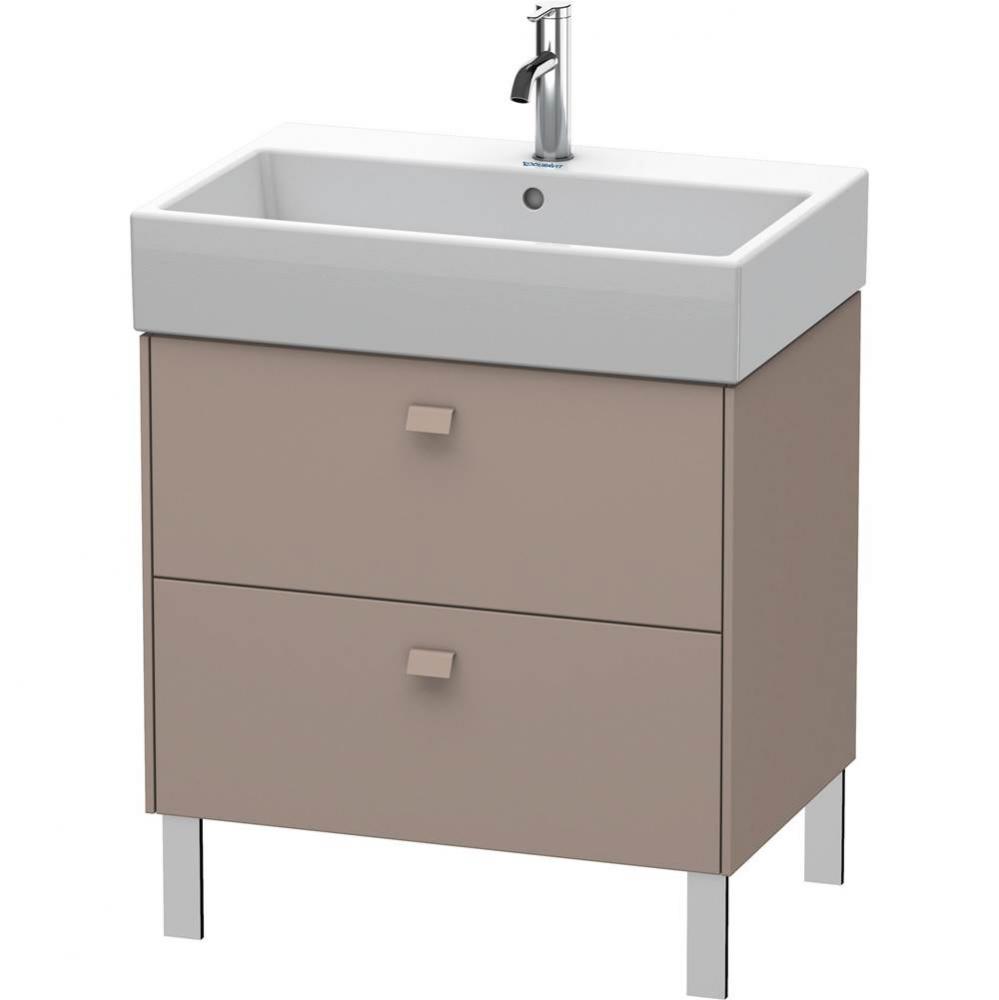 Brioso Two Drawer Floorstanding Vanity Unit Basalt