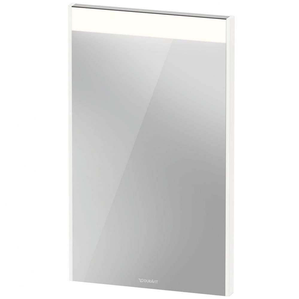 Duravit Brioso Switch Control LED Mirror in Matte White, 4000K