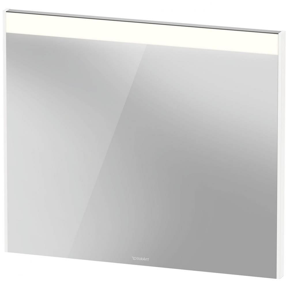 Duravit Brioso Switch Control LED Mirror in Matte White, 4000K