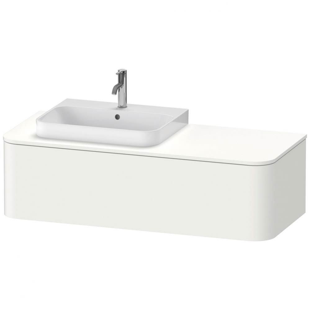 Happy D.2 Plus One Drawer Wall-Mount Vanity Unit White