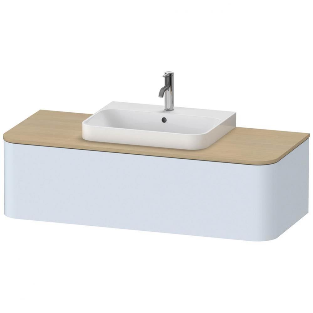 Duravit Happy D.2 Plus One Drawer Wall-Mount Vanity Unit Light Blue