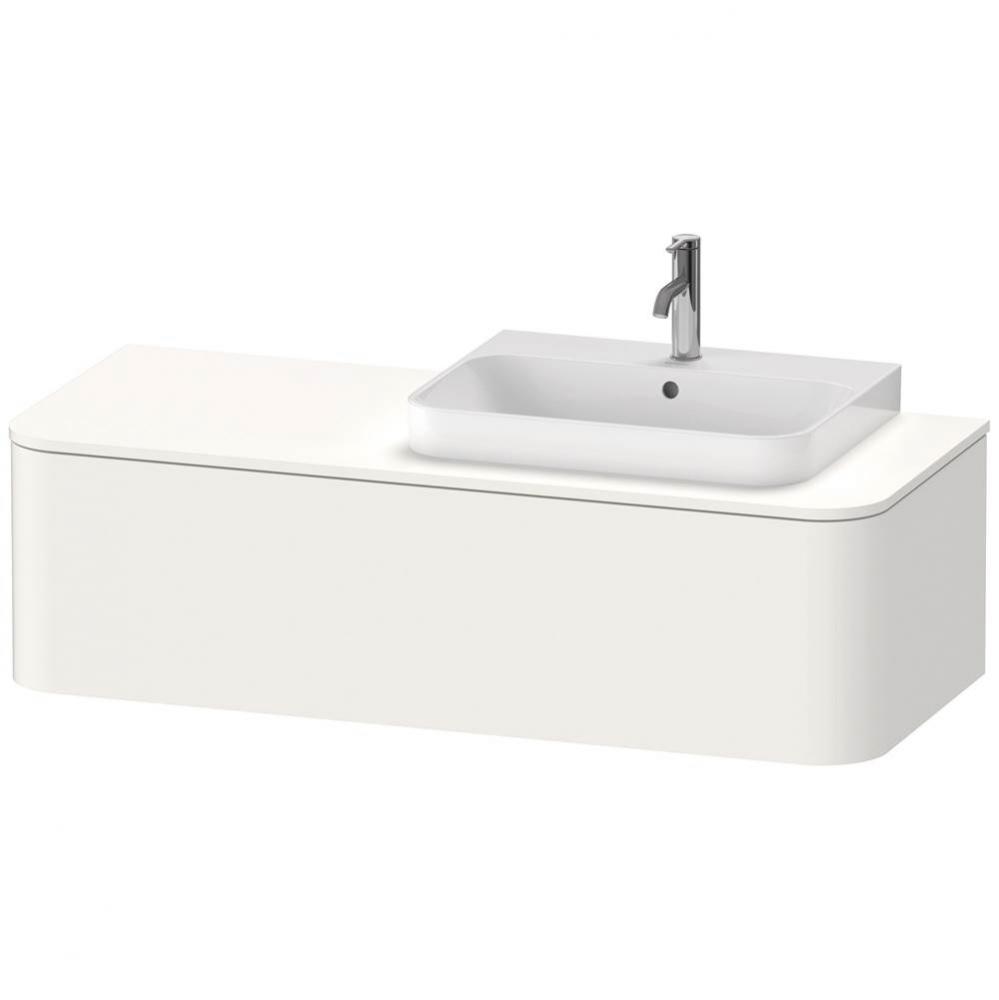 Happy D.2 Plus One Drawer Wall-Mount Vanity Unit White