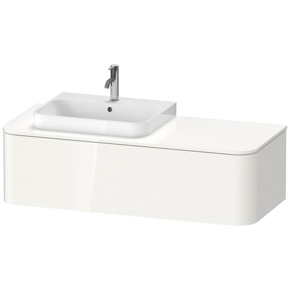 Happy D.2 Plus One Drawer Wall-Mount Vanity Unit White