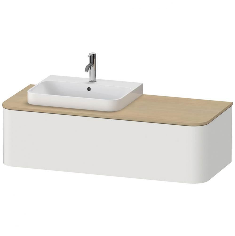 Happy D.2 Plus One Drawer Wall-Mount Vanity Unit Nordic White