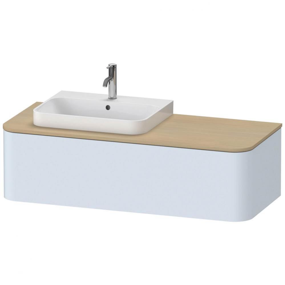 Duravit Happy D.2 Plus One Drawer Wall-Mount Vanity Unit Light Blue