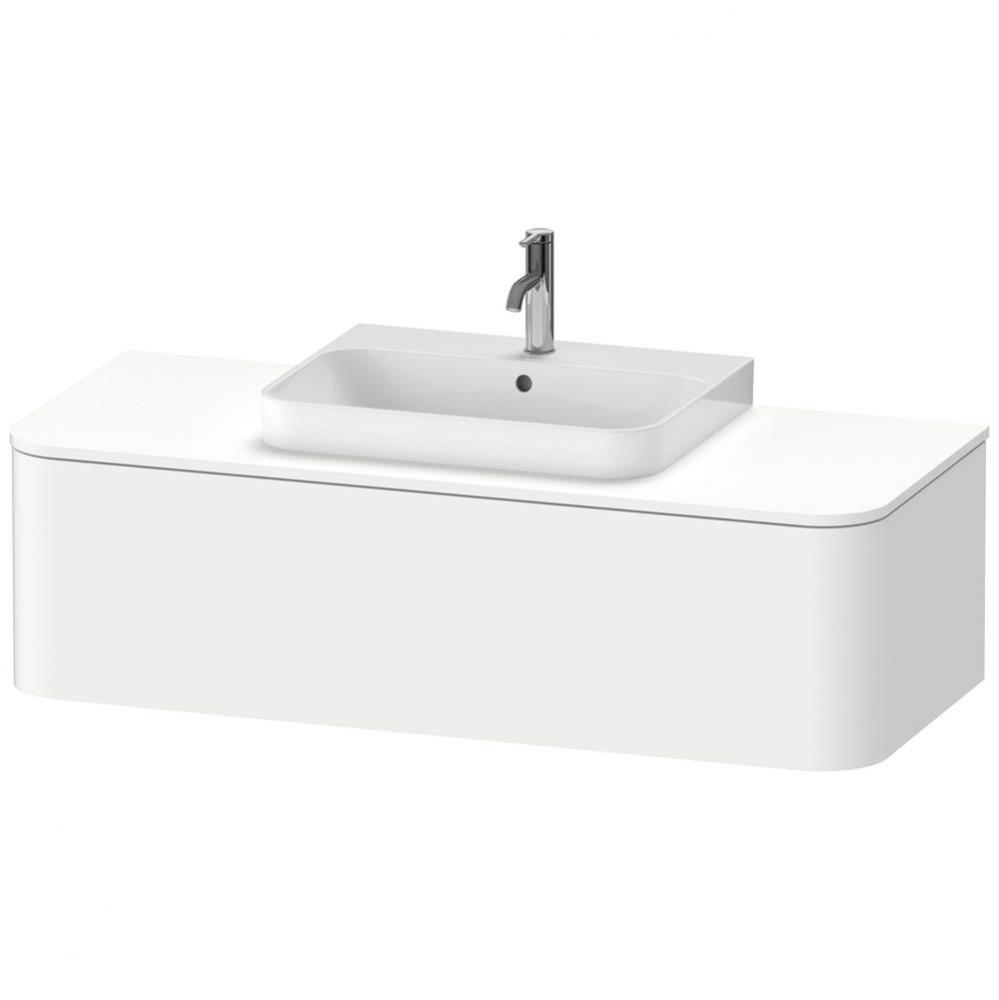Happy D.2 Plus One Drawer Wall-Mount Vanity Unit White