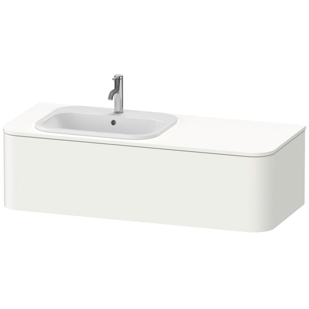 Happy D.2 Plus One Drawer Wall-Mount Vanity Unit White