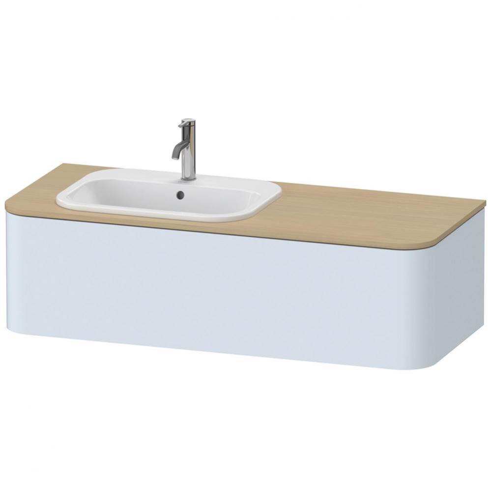 Duravit Happy D.2 Plus One Drawer Wall-Mount Vanity Unit Light Blue