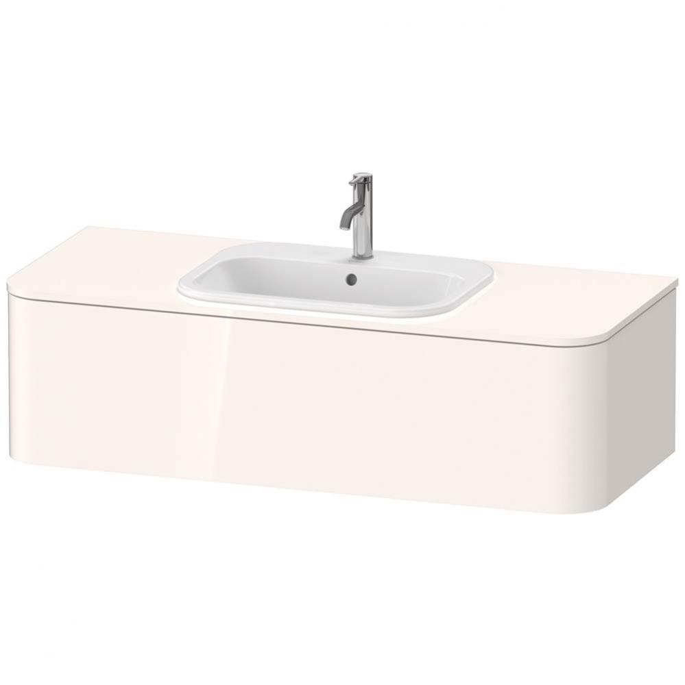Happy D.2 Plus One Drawer Wall-Mount Vanity Unit White