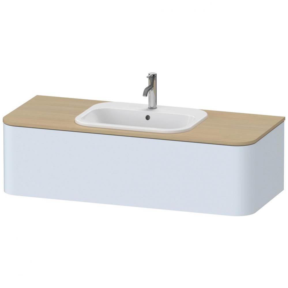 Duravit Happy D.2 Plus One Drawer Wall-Mount Vanity Unit Light Blue