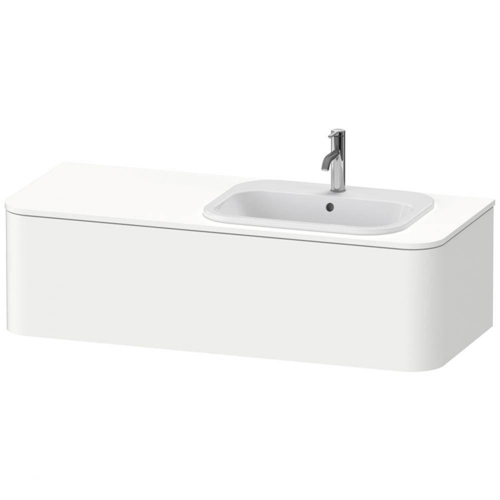 Happy D.2 Plus One Drawer Wall-Mount Vanity Unit White