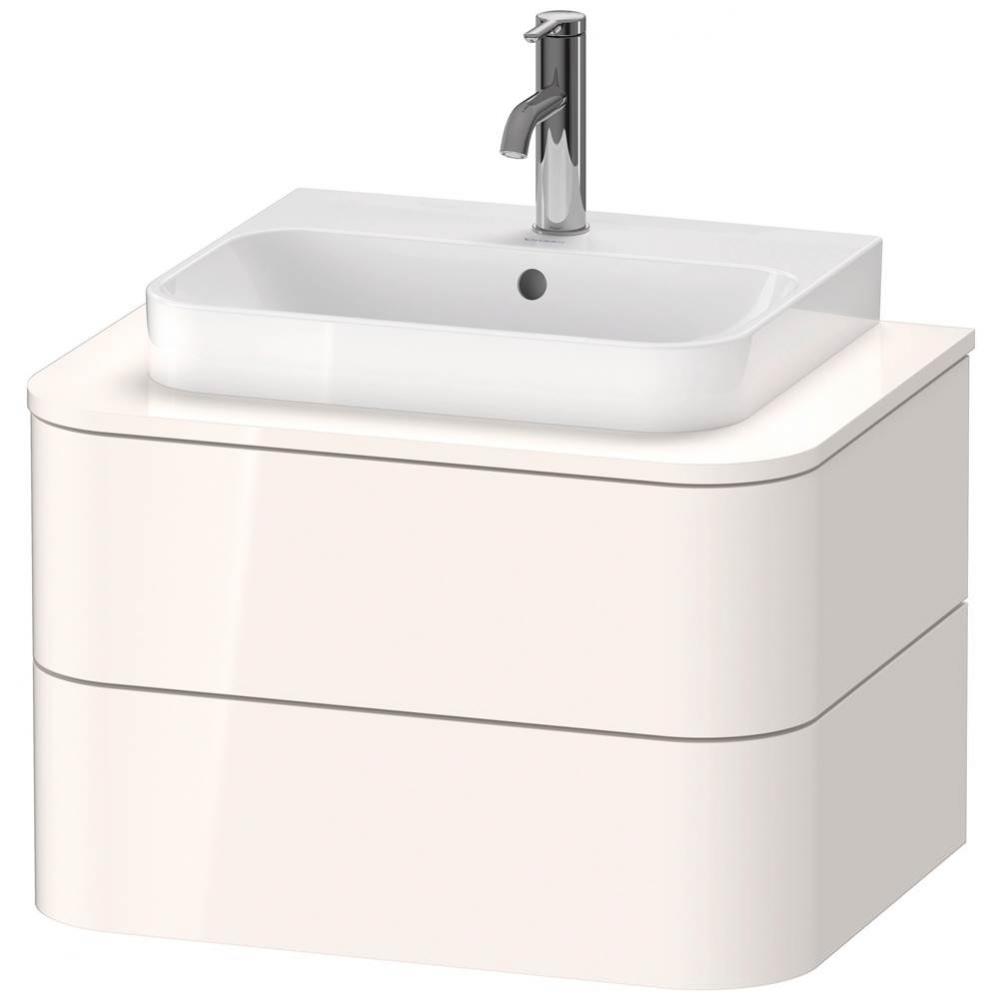 Happy D.2 Plus Two Drawer Wall-Mount Vanity Unit White