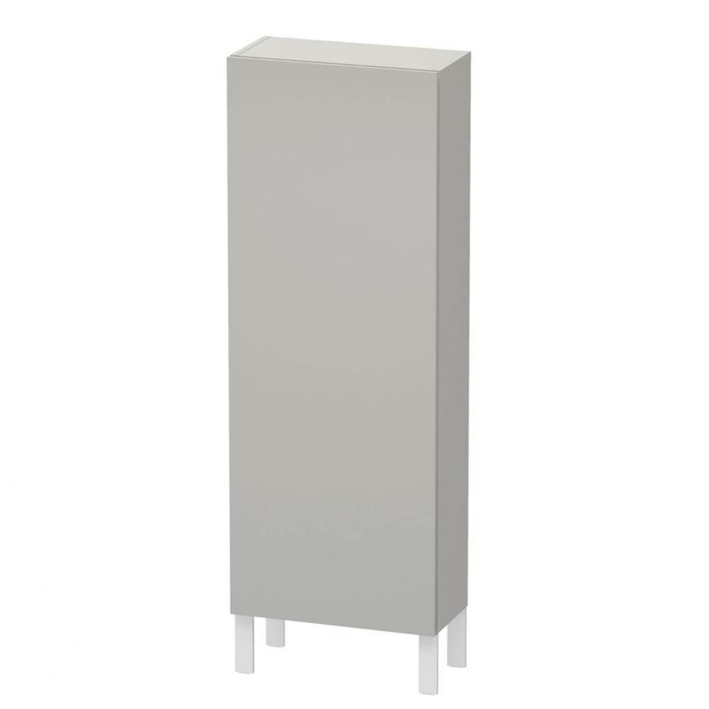 Duravit L-Cube 19 5/8'' x 52'' Wall Mount Linen Cabinet in Matte Concrete Gray