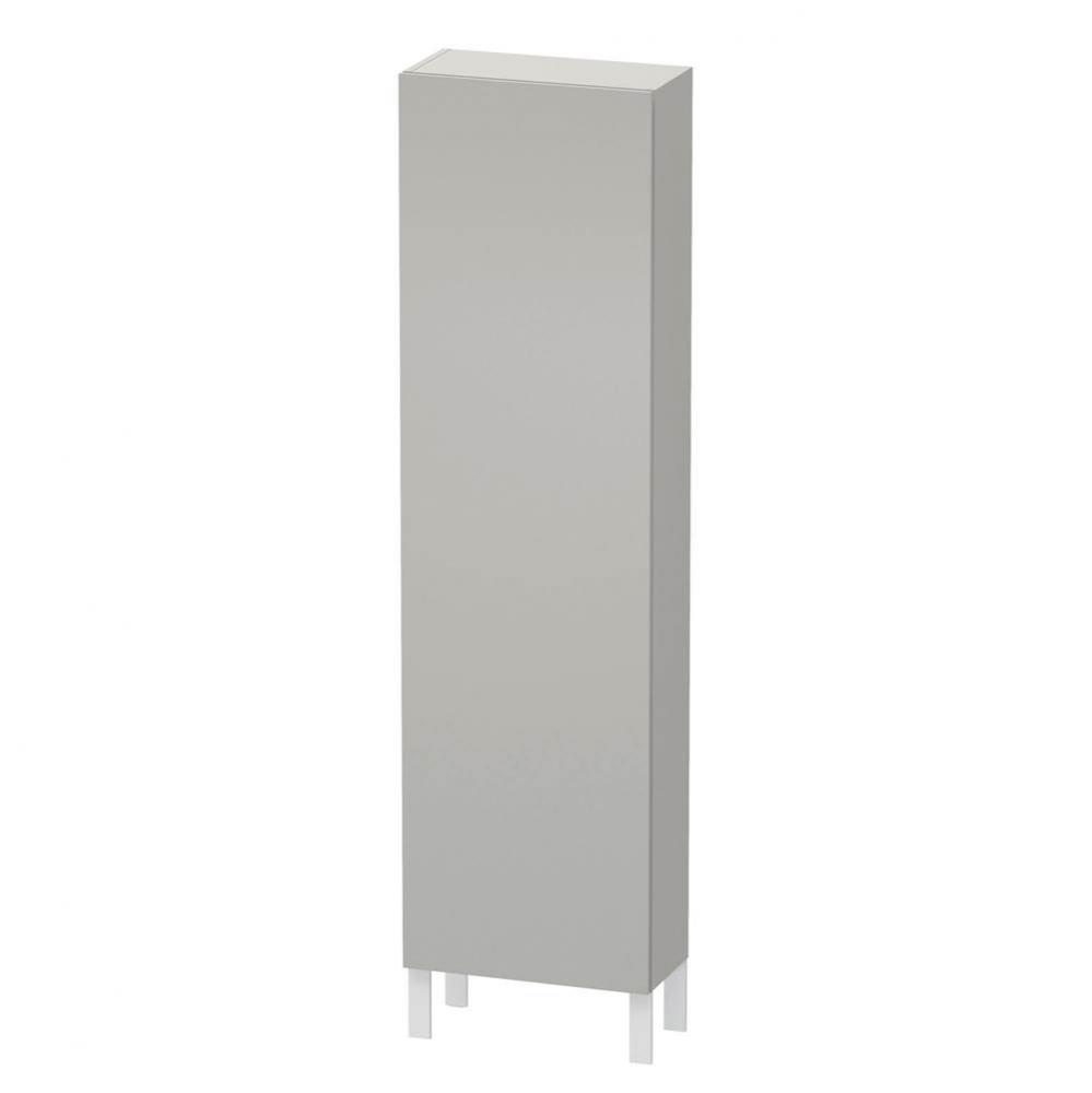 Duravit L-Cube 19 5/8'' x 69 1/4'' Wall Mount Linen Cabinet in Matte Concrete