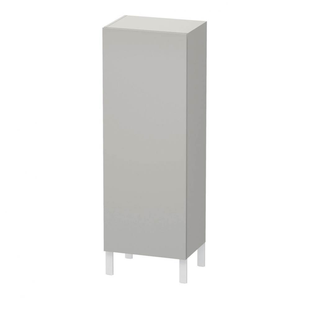 Duravit L-Cube 19 5/8'' x 52'' Wall Mount Linen Cabinet in Matte Concrete Gray