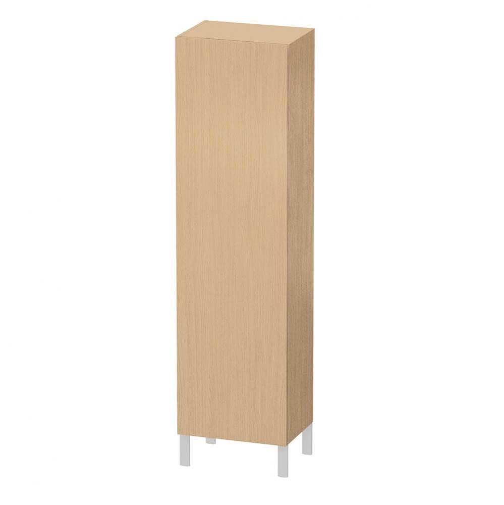 Duravit L-Cube 19 5/8'' x 69 1/4'' Wall Mount Linen Cabinet in Natural Oak