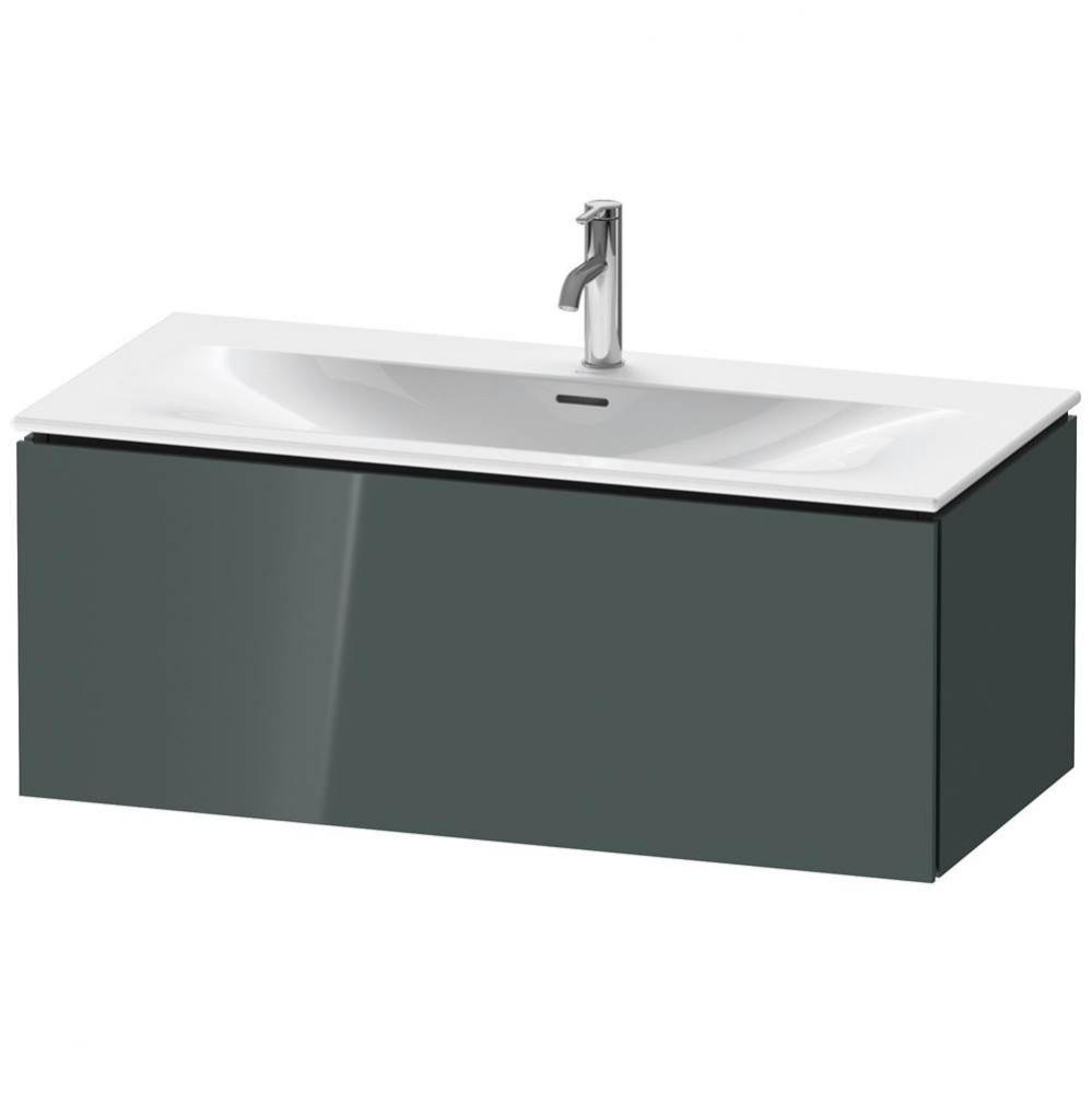 Duravit L-Cube One Drawer Wall-Mount Vanity Unit Dolomite Gray