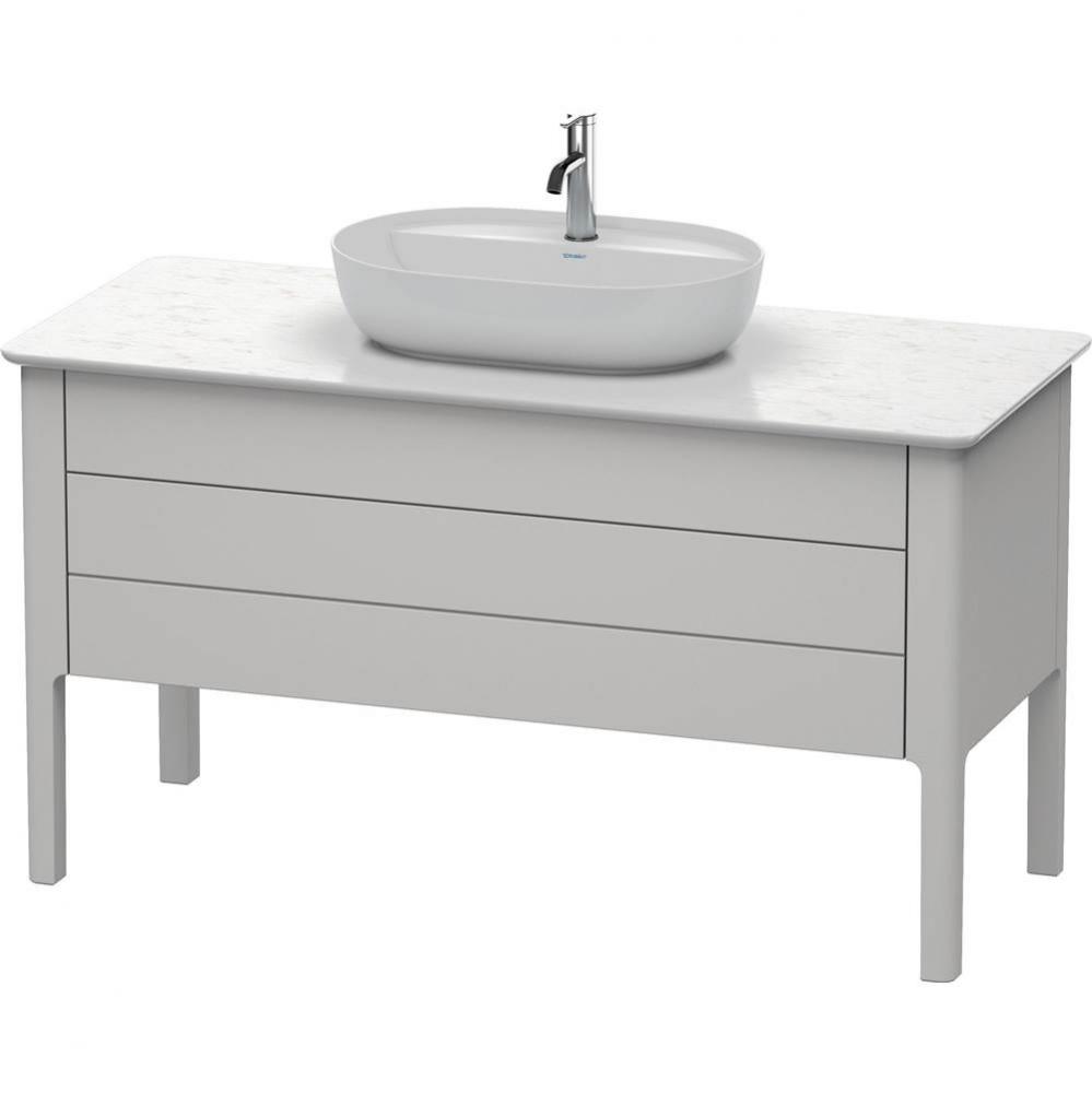 Duravit Luv 52 5/8'' Wall Mount Two Drawer Single Vanity Cabinet in Satin Matte Nordic W