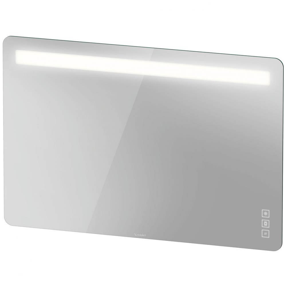 Duravit Luv Icons Control LED Mirror in Aluminum, 2700K - 6500K