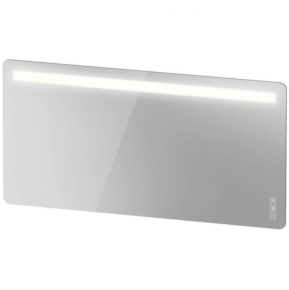 Duravit Luv Icons Control LED Mirror in Aluminum, 2700K - 6500K