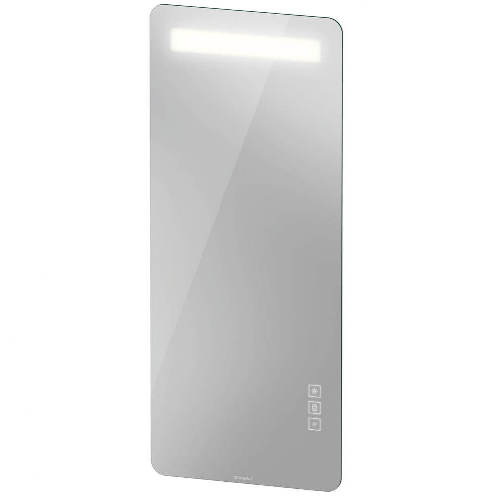 Duravit Luv Icons Control LED Mirror in Aluminum, 2700K - 6500K